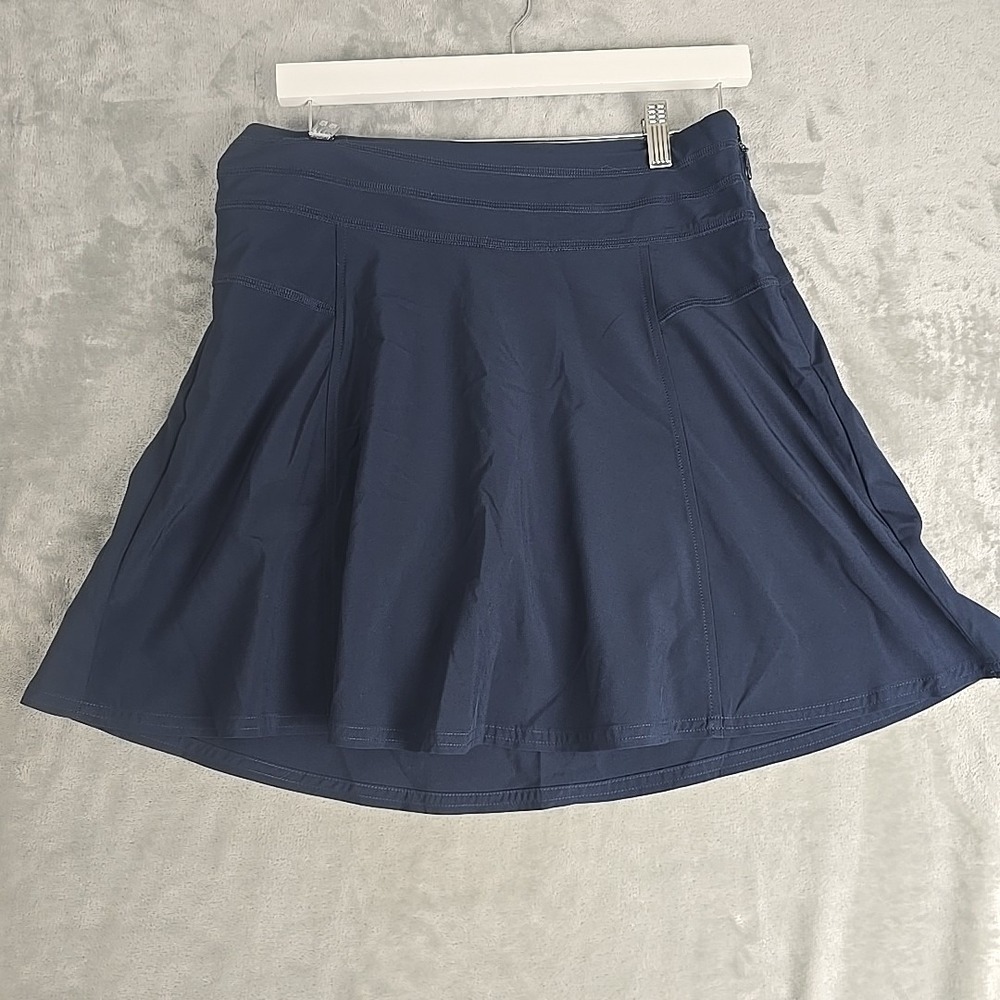 Athleta All Day Skort 2 Blue Sporty Athletic Golf‎ Tennis Pickleball